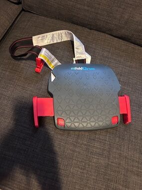 One Red & Gray Portable Booster Seat - Kids